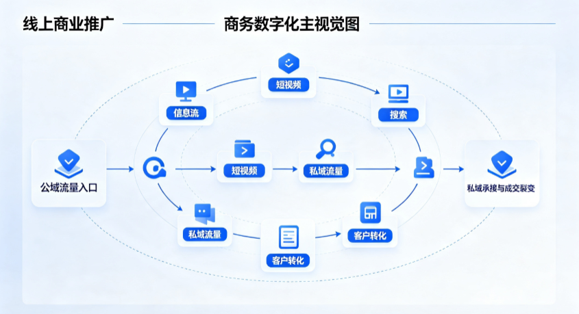 沧浪区线上商业推广怎么做？全域流量闭环搭建与低成本转化实战指南